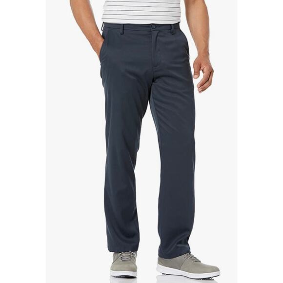 NWOT Amazon Essentials Men's Classic Fit Pants Navy 28W x 28L - Picture 1 of 7